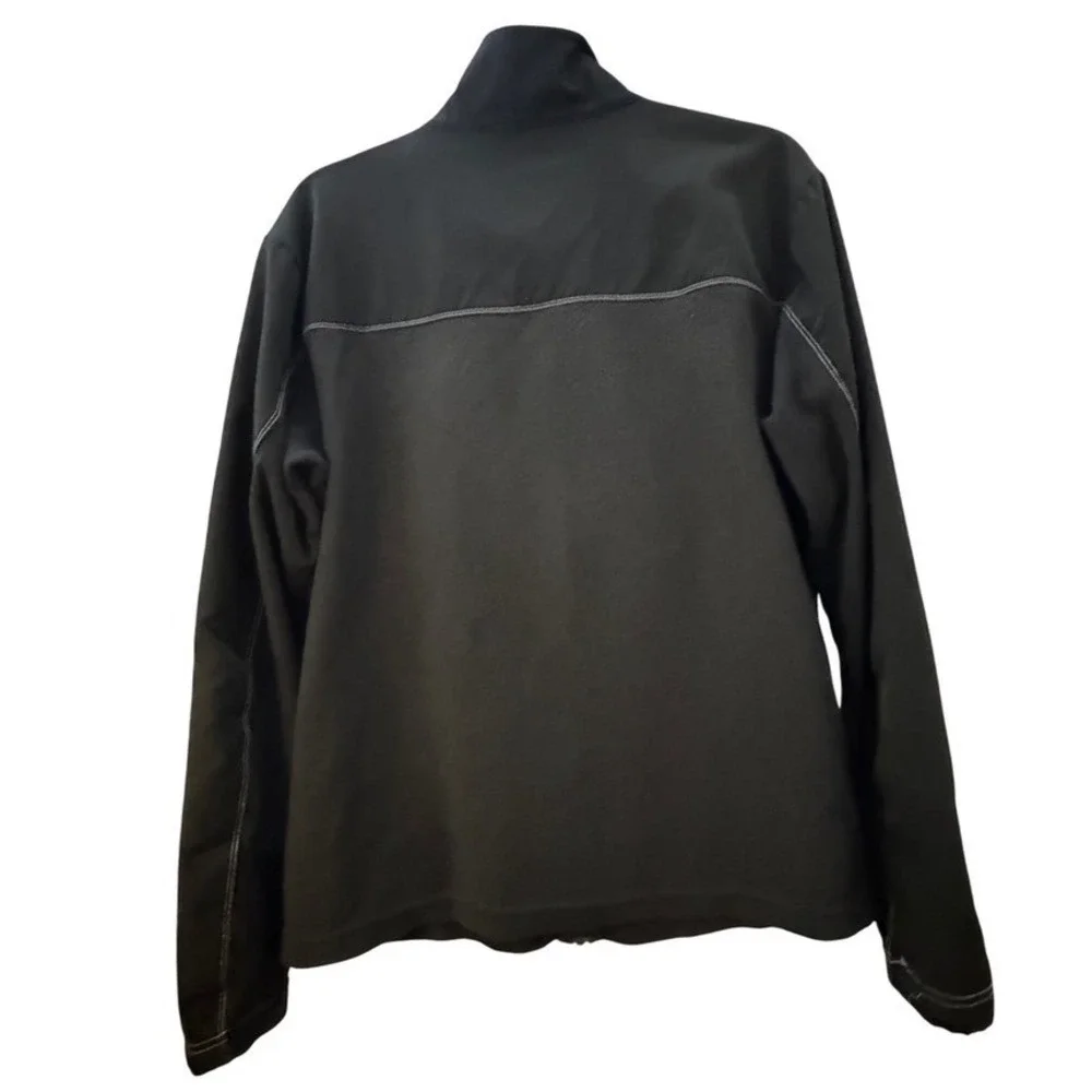 The North Face Mens Fleece Medium Jacket Full Zip‎ Black Outdoor Ski